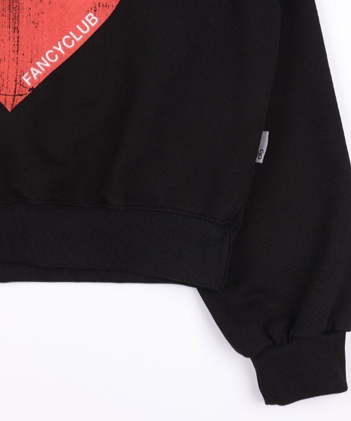 トレーナー スウェット A'GEM/9 × .kom 「 FANCY CLUB/ファンシークラブ」 CRIMSON HEART SWEATSHIRT/ A'GEM/9 × .kom 『 FANCY CLUB/ファンシークラブ』 CRIMSON