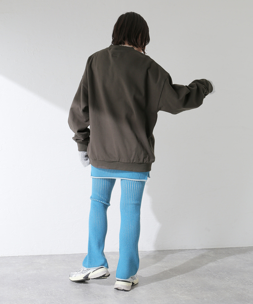 BRIXTON（ブリクストン）の「BRIXTON/ブリクストン EMBROIDERED HEAVY WEIGHT CREW（スウェット・レディース・ネイビー/ブラック・MEDIUM）」の10枚目の写真