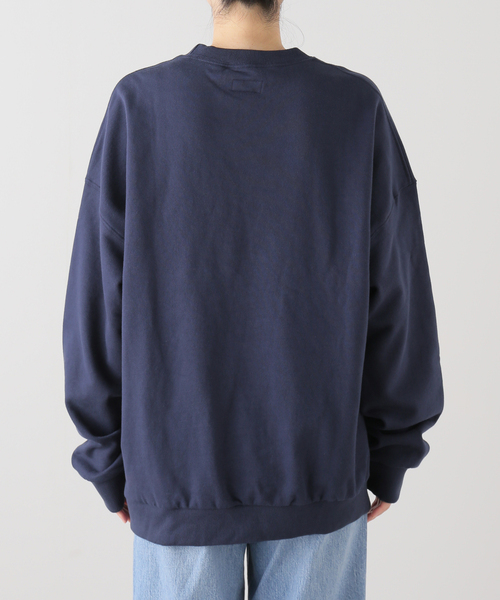 BRIXTON（ブリクストン）の「BRIXTON/ブリクストン EMBROIDERED HEAVY WEIGHT CREW（スウェット・レディース・ネイビー/ブラック・MEDIUM）」の21枚目の写真