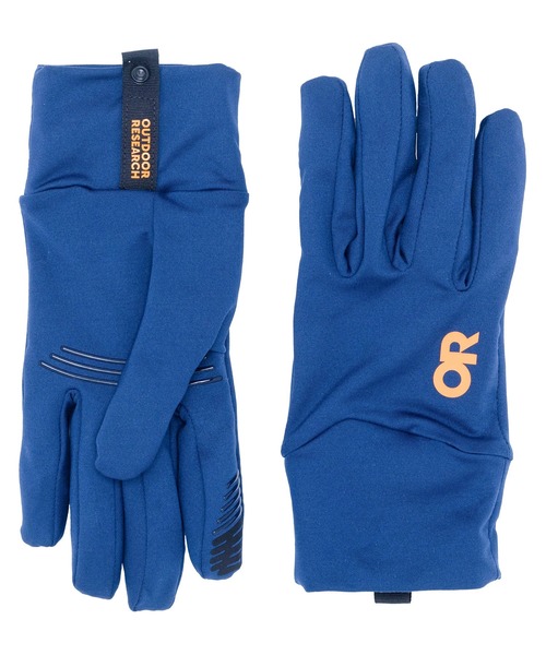 OUTDOOR RESEARCH（アウトドアリサーチ）の「OUTDOOR RESEARCH/アウトドアリサーチ Vigor Lightweight Sensor Gloves/ヴィガーライトウェイトセンサーグローブ（手袋・メンズ・ブラック/ブルー・MEDIUM/LARGE）」の2枚目の写真