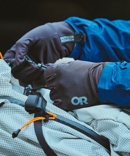 OUTDOOR RESEARCH（アウトドアリサーチ）の「OUTDOOR RESEARCH/アウトドアリサーチ Vigor Lightweight Sensor Gloves/ヴィガーライトウェイトセンサーグローブ（手袋・メンズ・ブラック/ブルー・MEDIUM/LARGE）」の10枚目の写真
