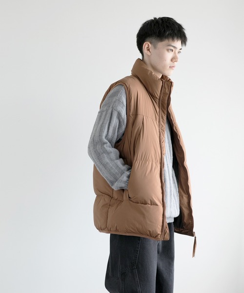 aimoha(アイモハ)の「aimoha men Nature Scout Vest (AW)(ダウンベスト・メンズ・ベージュ/ブラック/グレー/チョコ・MEDIUM/LARGE/X-LARGE/XX-LARGE/XXX-LARGE)」の19枚目の写真