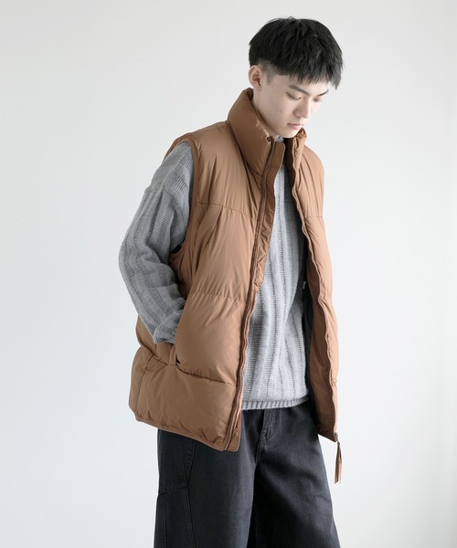 aimoha(アイモハ)の「aimoha men Nature Scout Vest (AW)(ダウンベスト・メンズ・ベージュ/ブラック/グレー/チョコ・MEDIUM/LARGE/X-LARGE/XX-LARGE/XXX-LARGE)」の21枚目の写真