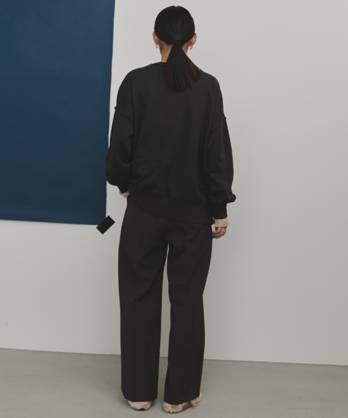 フロントカットワイドスラックス/セットアップ着用可能(スラックス)|MERLOT(メルロー) フロントカットワイドスラックス/セットアップ着用可能(スラックス)|MERLOT(メルロー)