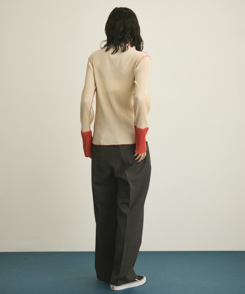 フロントカットワイドスラックス/セットアップ着用可能(スラックス)|MERLOT(メルロー) フロントカットワイドスラックス/セットアップ着用可能(スラックス)|MERLOT(メルロー)