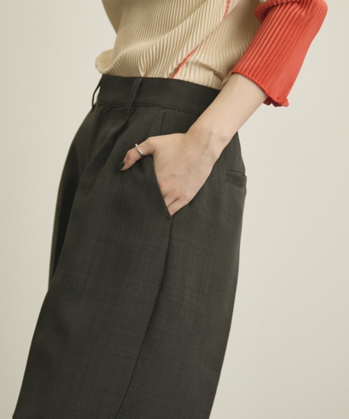 フロントカットワイドスラックス/セットアップ着用可能(スラックス)|MERLOT(メルロー) フロントカットワイドスラックス/セットアップ着用可能(スラックス)|MERLOT(メルロー)