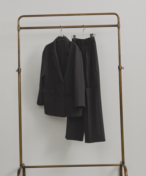 フロントカットワイドスラックス/セットアップ着用可能(スラックス)|MERLOT(メルロー) フロントカットワイドスラックス/セットアップ着用可能(スラックス)|MERLOT(メルロー)