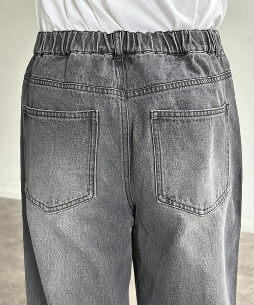 CPCM（シーピーシーエム）の「シームポケットワイドデニムパンツ（デニムパンツ・メンズ・ブラック/ブルー・MEDIUM/LARGE）」の13枚目の写真