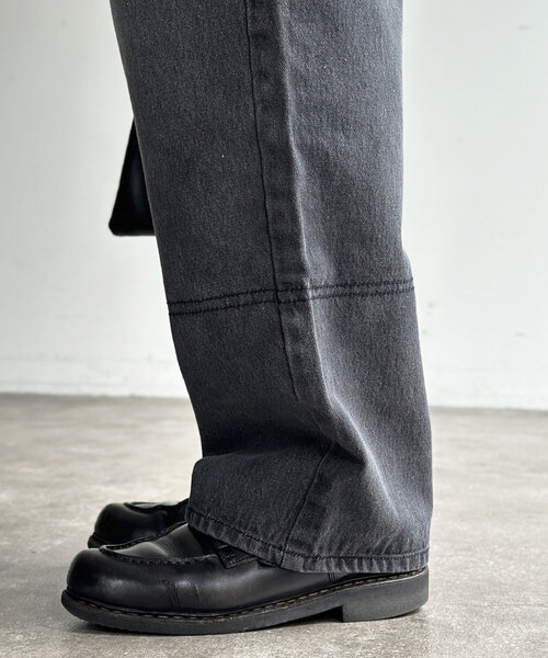 CPCM（シーピーシーエム）の「シームポケットワイドデニムパンツ（デニムパンツ・メンズ・ブラック/ブルー・MEDIUM/LARGE）」の16枚目の写真