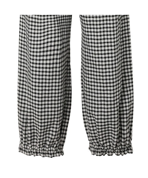 KID BLUE（キッドブルー）の「キッドブルー -２４Ｗガーゼギンガム -長袖パジャマ -KNAK532 -kidblue（ルームウェア/パジャマ・レディース・ブラック/レッド・M/L）」の12枚目の写真