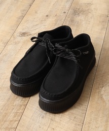 【U.S. POLO ASSN./ユーエスポロアッスン】 フェイクスウェード 厚底 チャッカブーツ
