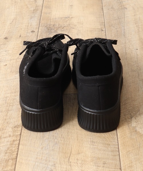 U.S. POLO ASSN.(ユーエスポロアッスン)の「【U.S. POLO ASSN./ユーエスポロアッスン】 フェイクスウェード 厚底 チャッカブーツ(モカシン/デッキシューズ・レディース・ブラック/ベージュ・23.0cm/24.0cm/25.0cm)」の7枚目の写真