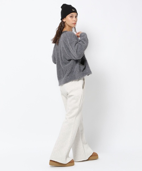 HEREIAM(ヘレイアム)の「【HEREIAM】グランパシャギーカーディガン(カーディガン/ボレロ・レディース・チャコールグレー/モカ・FREE)」の4枚目の写真