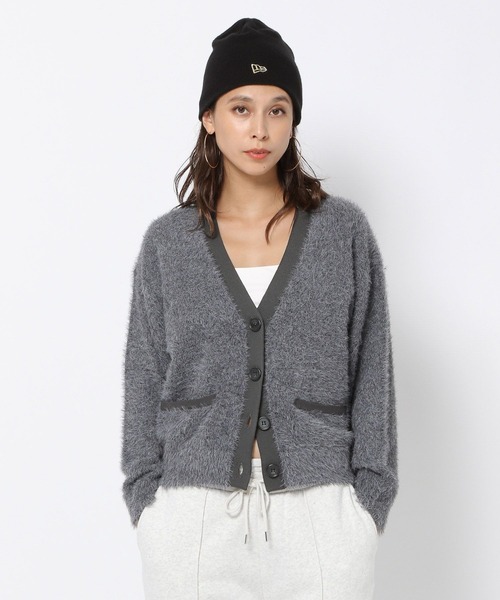 HEREIAM(ヘレイアム)の「【HEREIAM】グランパシャギーカーディガン(カーディガン/ボレロ・レディース・チャコールグレー/モカ・FREE)」の9枚目の写真