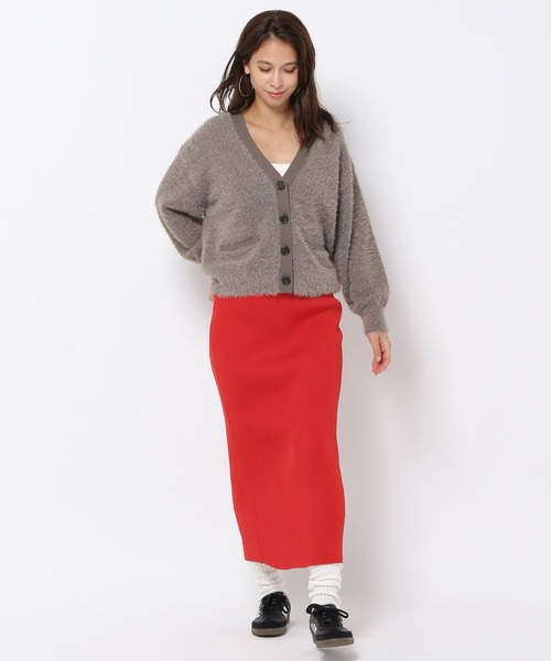 HEREIAM(ヘレイアム)の「【HEREIAM】グランパシャギーカーディガン(カーディガン/ボレロ・レディース・チャコールグレー/モカ・FREE)」の11枚目の写真