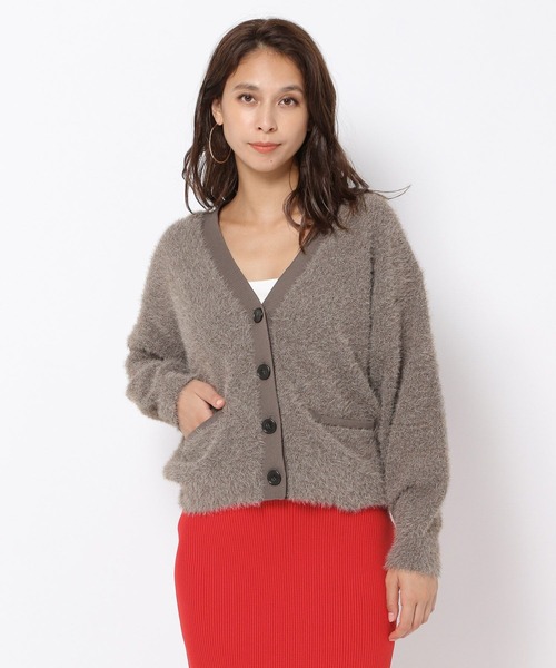 HEREIAM(ヘレイアム)の「【HEREIAM】グランパシャギーカーディガン(カーディガン/ボレロ・レディース・チャコールグレー/モカ・FREE)」の12枚目の写真