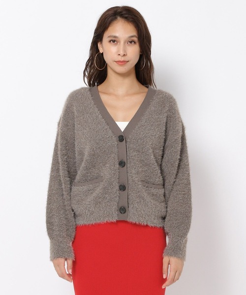 HEREIAM(ヘレイアム)の「【HEREIAM】グランパシャギーカーディガン(カーディガン/ボレロ・レディース・チャコールグレー/モカ・FREE)」の13枚目の写真