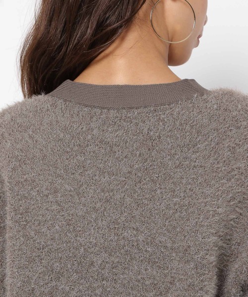 HEREIAM(ヘレイアム)の「【HEREIAM】グランパシャギーカーディガン(カーディガン/ボレロ・レディース・チャコールグレー/モカ・FREE)」の21枚目の写真