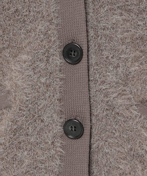 HEREIAM(ヘレイアム)の「【HEREIAM】グランパシャギーカーディガン(カーディガン/ボレロ・レディース・チャコールグレー/モカ・FREE)」の22枚目の写真