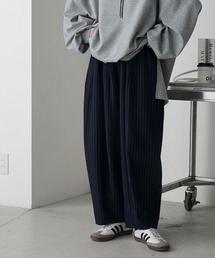 【forksy.】ツイルストライプカーブパンツ