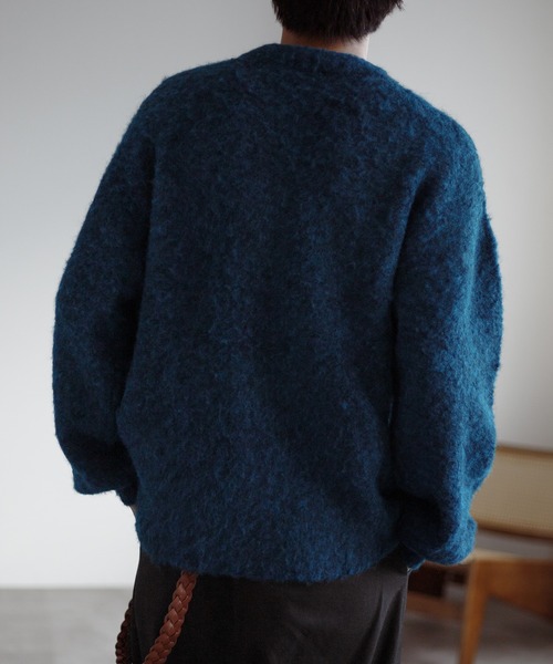 epnok(エプノック)の「ブークレメランジルーズニット(ニット/セーター・メンズ・ブラウン/ブルー・SMALL/MEDIUM/LARGE)」の6枚目の写真