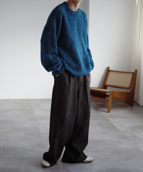 epnok(エプノック)の「ブークレメランジルーズニット(ニット/セーター・メンズ・ブラウン/ブルー・SMALL/MEDIUM/LARGE)」の8枚目の写真