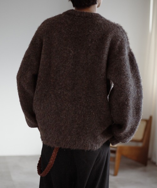 epnok(エプノック)の「ブークレメランジルーズニット(ニット/セーター・メンズ・ブラウン/ブルー・SMALL/MEDIUM/LARGE)」の15枚目の写真