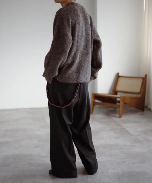 epnok(エプノック)の「ブークレメランジルーズニット(ニット/セーター・メンズ・ブラウン/ブルー・SMALL/MEDIUM/LARGE)」の18枚目の写真