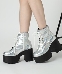 cs T&P | 厚底レースアップブーツ(ブーツ)