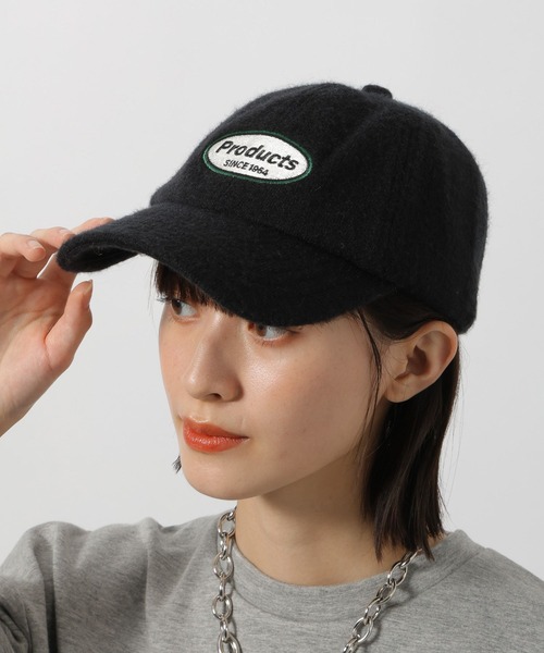 ブラック刺繍ロゴキャップ 箱付き 楽天市場】オリジナル 文字刺繍フラットCAPKYOTO ブラック 黒 キャップ