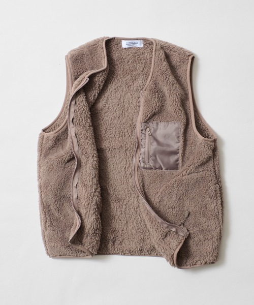 CALIFORNIA OUTFITTERS(カリフォルニア アウトフィッターズ)の「2-10A12 ソフト ボア ノーカラーベスト(ベスト・レディース・ベージュ/カーキ/ブラック/モカ・M/L)」の22枚目の写真
