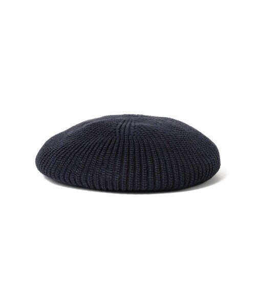 BEAMS(ビームス)の「リネン ベレー(ハンチング/ベレー帽・メンズ・ブラック/ネイビー/ベージュ・ONE SIZE)」の3枚目の写真