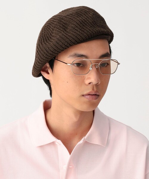 BEAMS（ビームス）の「リネン ベレー（ハンチング/ベレー帽・メンズ・ブラック/ネイビー/ベージュ/グレー/ブラウン・ONE SIZE）」の3枚目の写真