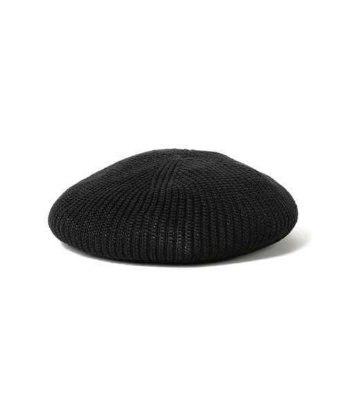BEAMS(ビームス)の「リネン ベレー(ハンチング/ベレー帽・メンズ・ブラック/ネイビー/ベージュ・ONE SIZE)」の1枚目の写真