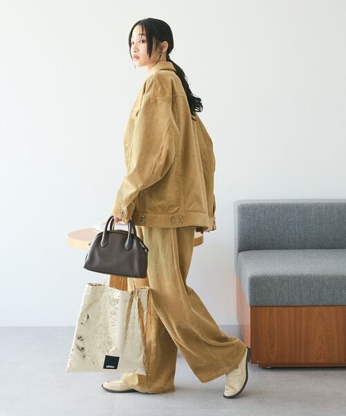 CRAFT STANDARD BOUTIQUE(クラフトスタンダードブティック)の「【ユニセックス】コーデュロイトラッカージャケット(その他アウター・レディース・ブルー/ベージュ/ピンク/ブラウン・M/L/XL)」の13枚目の写真