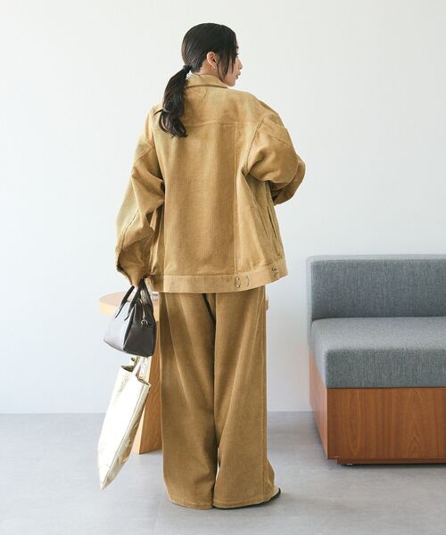 CRAFT STANDARD BOUTIQUE(クラフトスタンダードブティック)の「【ユニセックス】コーデュロイトラッカージャケット(その他アウター・レディース・ブルー/ベージュ/ピンク/ブラウン・M/L/XL)」の14枚目の写真