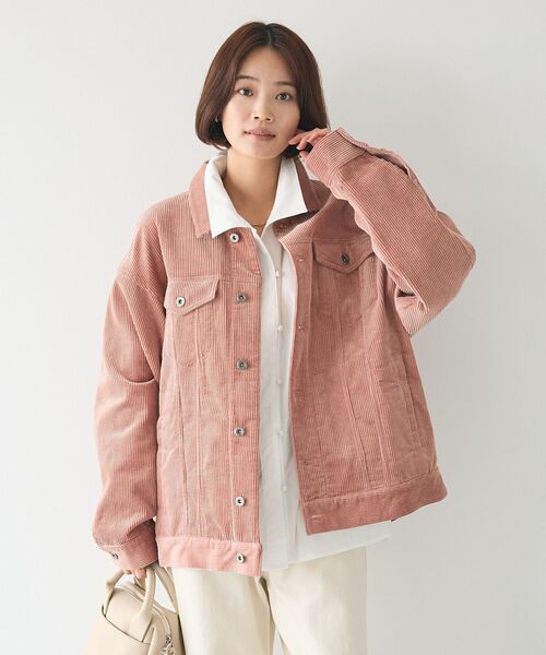 CRAFT STANDARD BOUTIQUE(クラフトスタンダードブティック)の「【ユニセックス】コーデュロイトラッカージャケット(その他アウター・レディース・ブルー/ベージュ/ピンク/ブラウン・M/L/XL)」の15枚目の写真