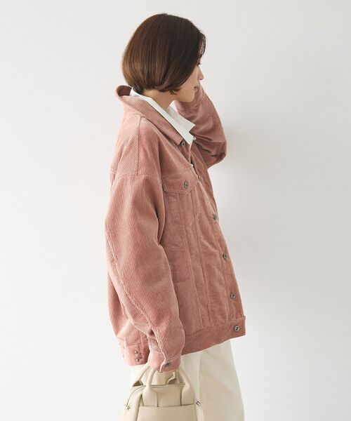 CRAFT STANDARD BOUTIQUE(クラフトスタンダードブティック)の「【ユニセックス】コーデュロイトラッカージャケット(その他アウター・レディース・ブルー/ベージュ/ピンク/ブラウン・M/L/XL)」の16枚目の写真