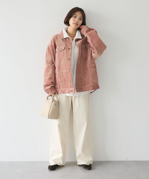 CRAFT STANDARD BOUTIQUE(クラフトスタンダードブティック)の「【ユニセックス】コーデュロイトラッカージャケット(その他アウター・レディース・ブルー/ベージュ/ピンク/ブラウン・M/L/XL)」の18枚目の写真