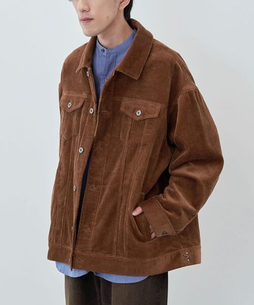 CRAFT STANDARD BOUTIQUE(クラフトスタンダードブティック)の「【ユニセックス】コーデュロイトラッカージャケット(その他アウター・レディース・ブルー/ベージュ/ピンク/ブラウン・M/L/XL)」の21枚目の写真