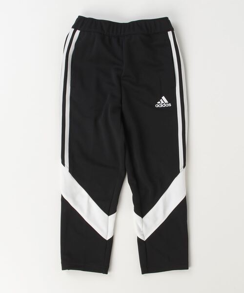 adidas(アディダス)の「アディダス adidas キッズ レギュラーフィット ダブルニット 9/10丈トラックパンツ(その他パンツ・キッズ・ブラック/ダークブルー・110cm/120cm/130cm/140cm/150cm/160cm)」の2枚目の写真