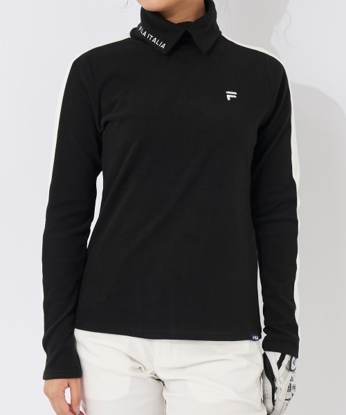 FILA GOLF（フィラゴルフ ）の「長袖タートルネックシャツ（シャツ/ブラウス・レディース・ブラック/オフホワイト/グリーン/レッド・X-SMALL/SMALL/LARGE/MEDIUM）」の8枚目の写真