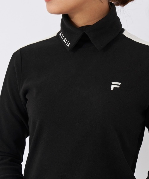 FILA GOLF（フィラゴルフ ）の「長袖タートルネックシャツ（シャツ/ブラウス・レディース・ブラック/オフホワイト/グリーン/レッド・X-SMALL/SMALL/LARGE/MEDIUM）」の11枚目の写真
