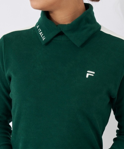 FILA GOLF（フィラゴルフ ）の「長袖タートルネックシャツ（シャツ/ブラウス・レディース・ブラック/オフホワイト/グリーン/レッド・X-SMALL/SMALL/LARGE/MEDIUM）」の19枚目の写真