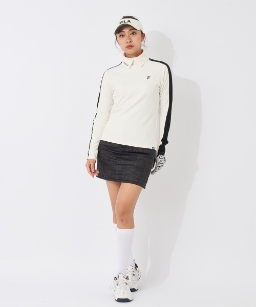 FILA GOLF（フィラゴルフ ）の「長袖タートルネックシャツ（シャツ/ブラウス・レディース・ブラック/オフホワイト/グリーン/レッド・X-SMALL/SMALL/LARGE/MEDIUM）」の22枚目の写真
