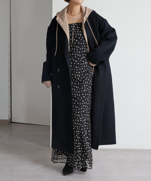 Omekashi オメカシ　リバーロングコート Omekashi（オメカシ）の「リバーロングコート（その他アウター