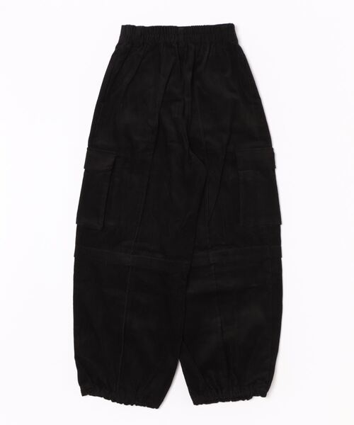 NICOLE CLUB(ニコル クラブ)の「コーデュロイワイドパンツ(カーゴパンツ・レディース・ブラウン/ブラック/オフホワイト・MEDIUM)」の13枚目の写真