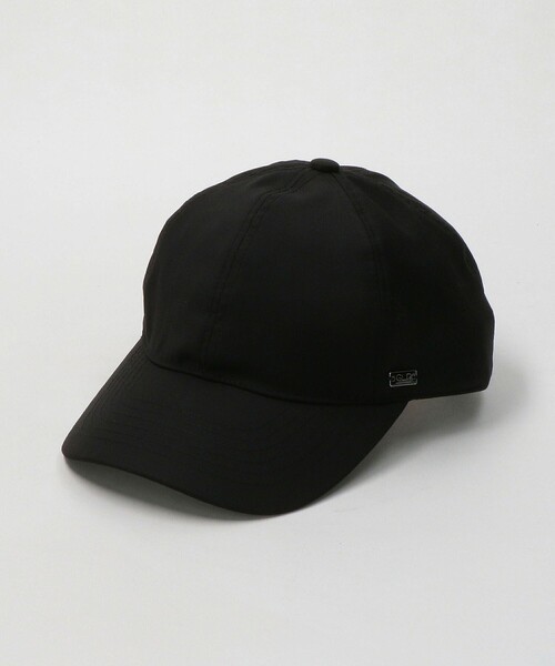 green label relaxing(グリーンレーベルリラクシング)の「GLR TR ツイル ロゴ キャップ(キャップ・メンズ・グレー/ブラック/ベージュ・FREE)」の2枚目の写真