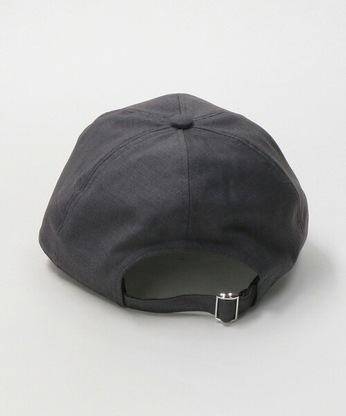 green label relaxing(グリーンレーベルリラクシング)の「GLR TR ツイル ロゴ キャップ(キャップ・メンズ・グレー/ブラック/ベージュ・FREE)」の9枚目の写真