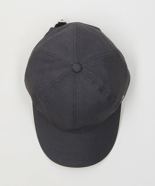 green label relaxing(グリーンレーベルリラクシング)の「GLR TR ツイル ロゴ キャップ(キャップ・メンズ・グレー/ブラック/ベージュ・FREE)」の10枚目の写真